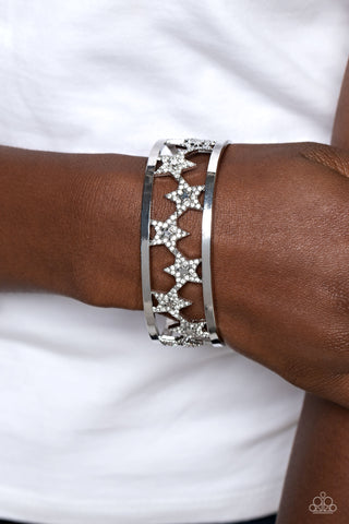 Paparazzi Accessories  - Starry Suffragette - White Star 🌟 Bracelet