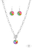 She Sparkles On - Multi Necklace  - Paparazzi Accessories