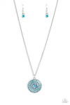 Paparazzi Accessories  - Mandala Masterpiece - Blue Necklace