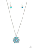 Paparazzi Accessories  - Mandala Masterpiece - Blue Necklace