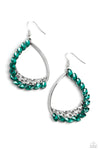 Paparazzi Accessories  - Looking Sharp - Green Earring