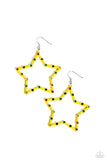 Paparazzi Accessories  - Confetti Craze - Yellow Star ⭐️ Earring