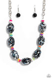 Paparazzi Accessories  - No Laughing SPLATTER - Multi Necklace