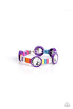 Paparazzi Accessories  - Multicolored Madness - Purple Bracelet