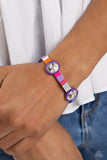 Paparazzi Accessories  - Multicolored Madness - Purple Bracelet