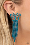 Paparazzi Accessories  - Billowing Butterflies - Blue Earring 💙