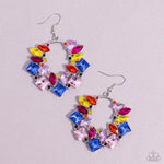 Wreathed in Watercolors - Multi Earring  - Paparazzi Accessories