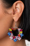 Wreathed in Watercolors - Multi Earring  - Paparazzi Accessories