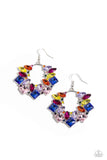 Wreathed in Watercolors - Multi Earring  - Paparazzi Accessories