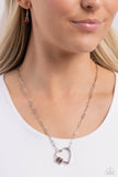 Affectionate Attitude - Multi Heart Necklace  - Paparazzi Accessories