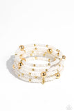 Refined Retrograde - Gold Bracelet  - Paparazzi Accessories