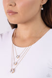 Lustrous Layers - Gold Necklace  - Paparazzi Accessories