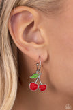 Cherry Caliber - Red Hoop Earring ♥️- Paparazzi Accessories