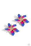 Warped Wallflower - Multi Earring  - Paparazzi Accessories