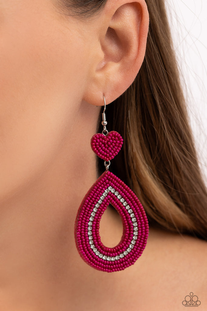 Paparazzi Earring - Dizzyingly Dreamy - Pink