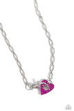 Radical Romance - Pink Heart Necklace  - Paparazzi Accessories