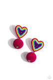 Spherical Sweethearts - Multi Earring  - Paparazzi Accessories