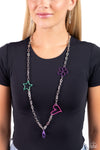 Shape the Future - Purple Lanyard Necklace  - Paparazzi Accessories