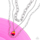 Teardrop Tiers - Multi Necklace - Paparazzi Accessories