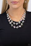 Eclectic Embellishment - Silver Necklace  - Paparazzi Accessories