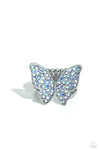 High Time - Blue Butterfly 🦋 Ring  - Paparazzi Accessories