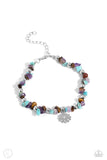 Lotus Landslide - Multi Anklet Bracelet  - Paparazzi Accessories