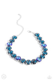 Alluring A-Lister - Blue Choker Necklace  - Paparazzi Accessories