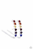 In Good Shape - Multi Earring  - Paparazzi Accessories