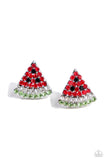 Watermelon Slice - Red Earring  - Paparazzi Accessories