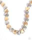 Heirloom Hearts - Multi Necklace  - Paparazzi Accessories