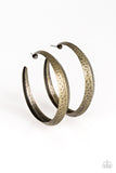 Paparazzi Accessories - Jungle to Jungle - Brass Earring