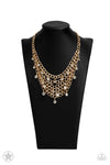 Paparazzi Accessories - Fishing for Compliments - Gold Necklace (Blockbuster)