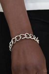 Paparazzi Accessories - Chainge of Scene Silver Bracelet