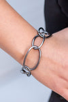 Paparazzi Accessories - CHAIN and Simple - Black Bracelet