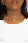 Paparazzi Accessories  - Casual Crush - Silver Necklace