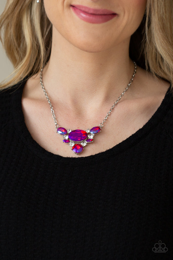 Full of flavor pink necklace paparazzi store
