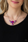 Paparazzi Accessories  - Cosmic Coronation - Pink Necklace