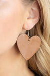 Country Crush - Brown Earring - Paparazzi Accessories