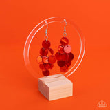 Paparazzi Accessories - Tropical Tryst - Orange Earring