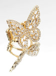 Paparazzi Accessories ~ Flauntable Flutter - Gold Butterfly Ring