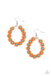 Paparazzi Accessories - Festively Flower Child - Orange

Earring