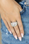 Paparazzi Accessories - Gatsbys Girl - White Ring