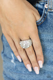 Paparazzi Accessories - Gatsbys Girl - White Ring