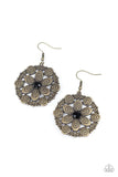 Paparazzi Accessories - Grove Groove - Black  Earrings