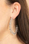 Paparazzi Accessories  - In The Clear - White Earring