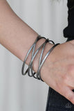 Paparazzi Accessories - Karmic Connection - black - Paparazzi bracelet