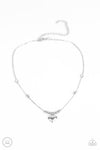 Paparazzi Accessories  - Casual Crush - Silver Necklace