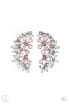 Paparazzi Accessories  - Garden Party Powerhouse - Pink Ear Crawler Earring