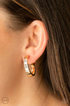 Paparazzi Accessories  - Ready, Steady, GLOW - Gold Earring