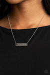 Paparazzi Accessories  - Spread Love - Silver Inspirational Necklace